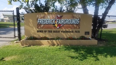 Frederick Fairgrounds monument signs