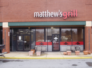 Matthews Grill channel letter